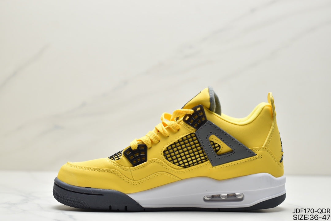 Nike Air Jordan 4 Retro Lightning Sneakers Shoes