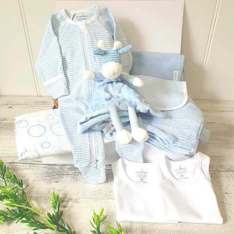 Sweet Little Thing Premium Baby Hamper Blue