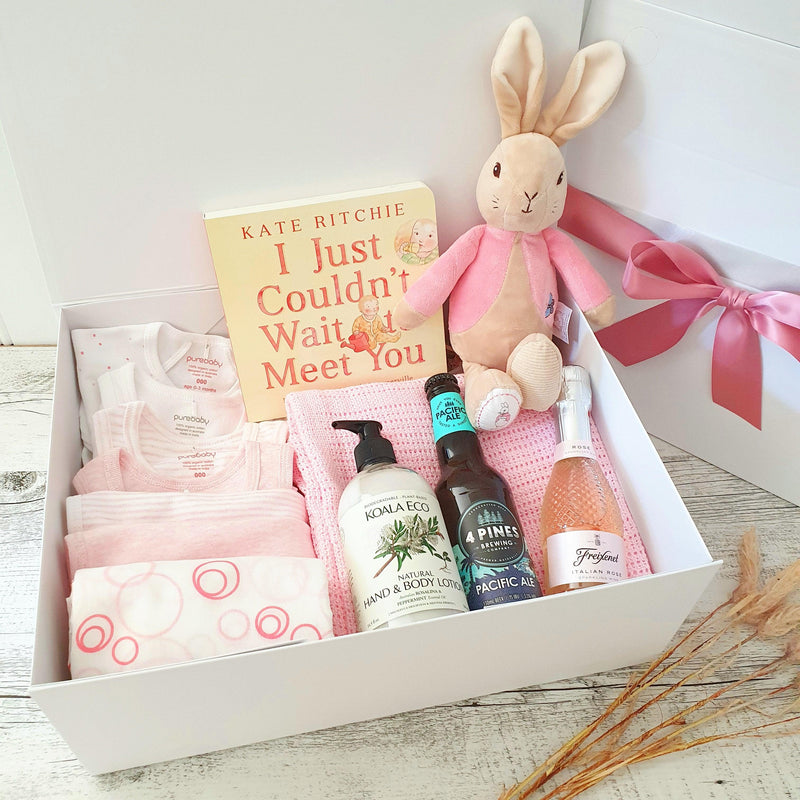 Ultimate Love Flopsy Rabbit Luxe Baby Gift Hamper
