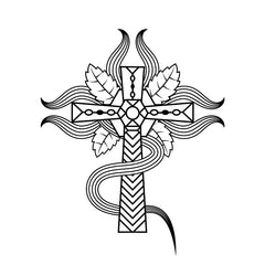 Modèle de tatouage de croix 6