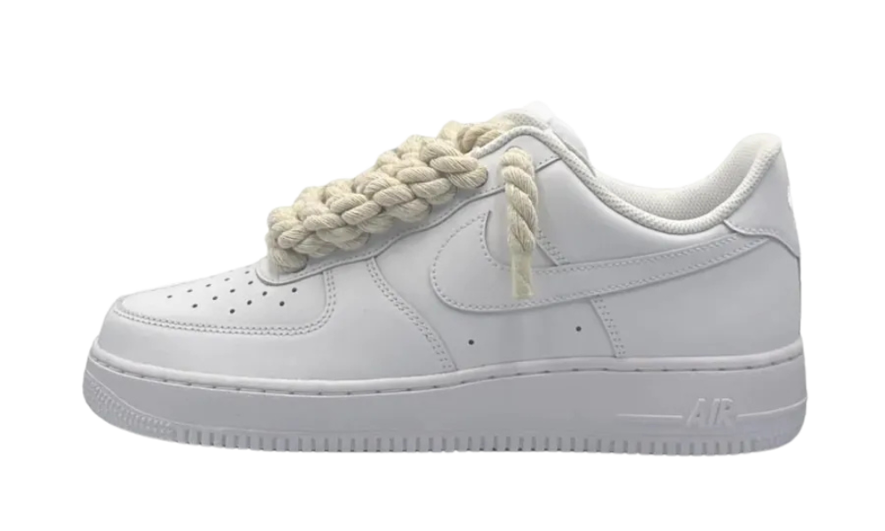 Nike Air Force 1 Chunky Rope Laces Beige