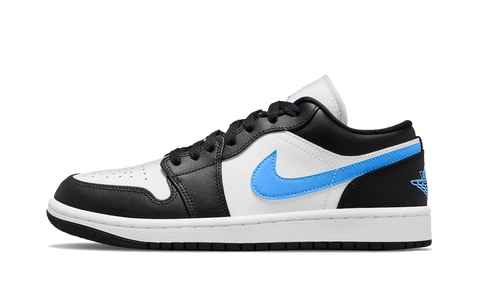 black blue and white jordan 1s