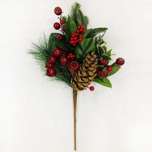 18" Holiday Delights Mixed Pick - Cotton & Crete