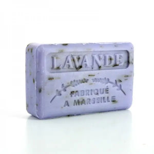 French Soap with Organic Shea Butter - Lavender Flowers - Cotton & Crete