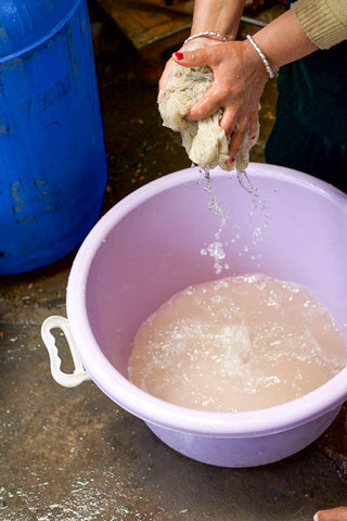 washing wool in himachal pradesh india