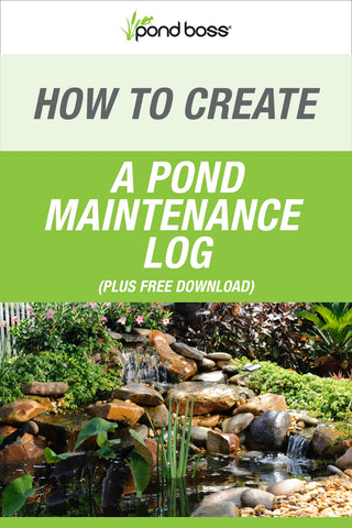How to Create a Pond Maintenance Log
