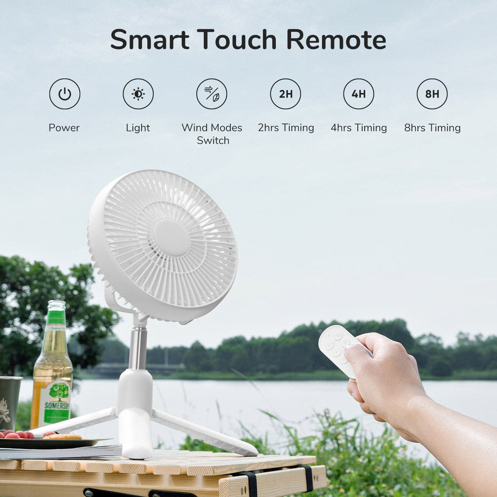 JISULIFE FA37 Portable 4-IN-1 Convertible Outdoor Fan portable fan rechargeable fan fan for camp my foldaway fan portable rechargeable fan fan for camping wireless fan travel fan portable camp fan portable camping fan