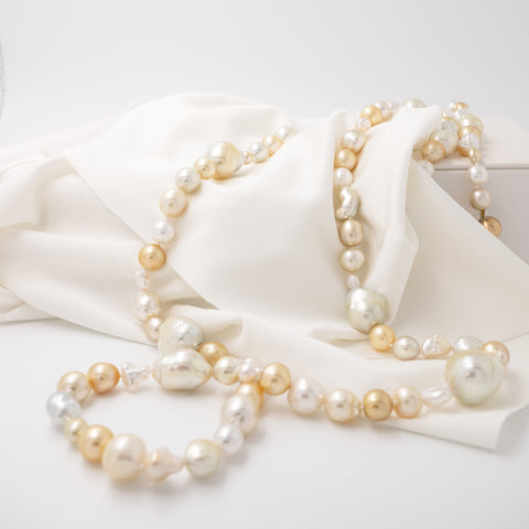 South Sea Pearl Necklace by The Village Goldsmith