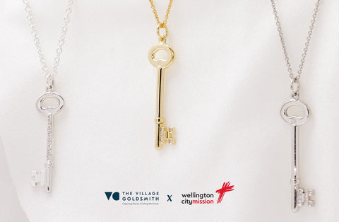 City Mission and Village Goldsmith Collaboration-Limited Edition Key Pendants