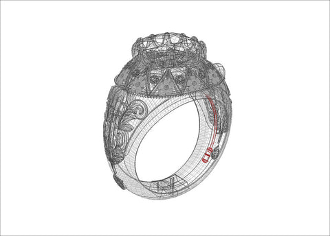 Flora Diamond Ring | The Village Goldsmith