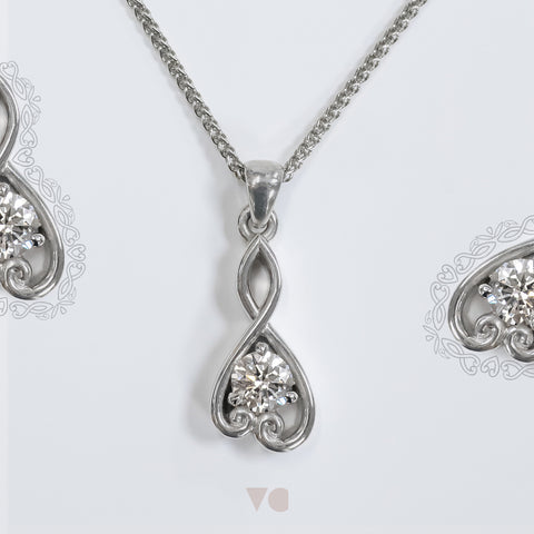 Pania platinum diamond pendant from The Narrative Collection