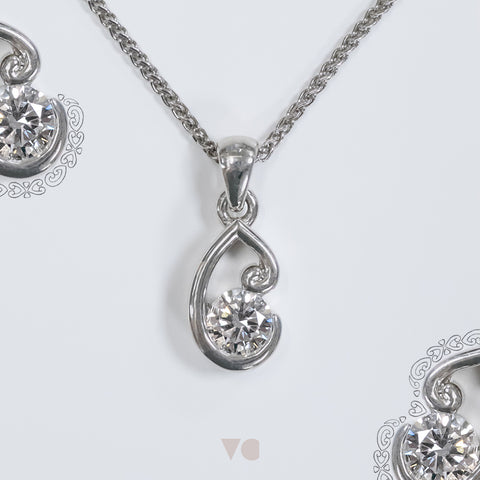 Tupu platinum diamond pendant from The Narrative Collection