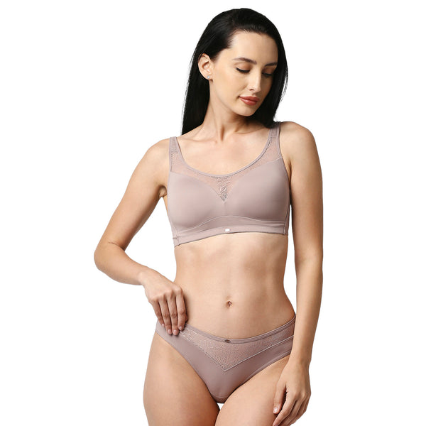 Sofra BR4167P5 - 40C Womens Solid Full Coverage Cotton Blend Bra Style  Intimate Sets, Size 40C - Pack of 6 