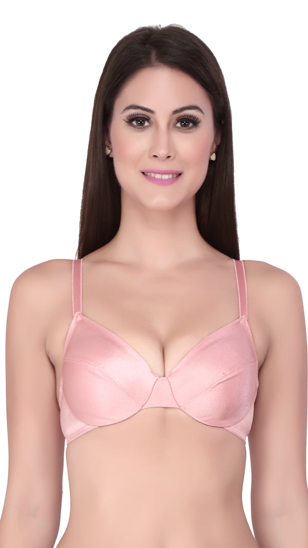 Medium Coverage Non-Padded Non-wired Cross Over Seamless Organic Cotto –  SOIE Woman