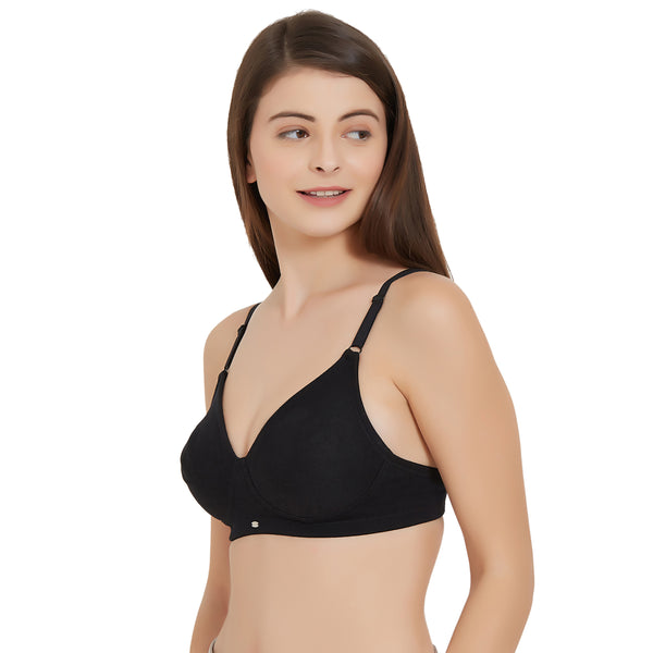 Buy SOIE- Black Full/Extreme Coverage Padded Wired Bra-Black-36D Online at  Best Prices in India - JioMart.
