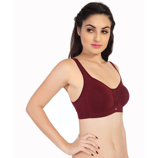 Buy SOIE Full Coverage Padded Non-Wired Ultra Soft Seamless Bra