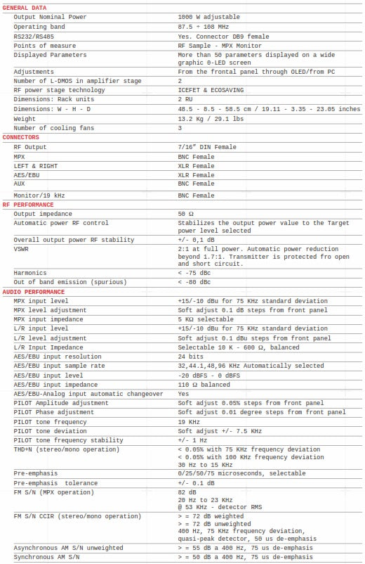 Elenos ETG1000 Datasheet