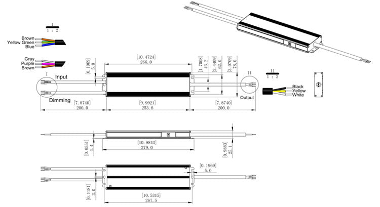 DALI 2& PUSH dimmable Constant voltage LED Driver 150W