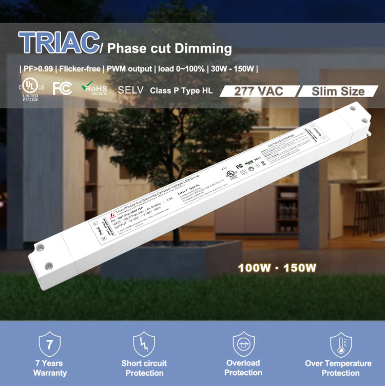 Slim Size Triac Dimmable LED Driver 100W