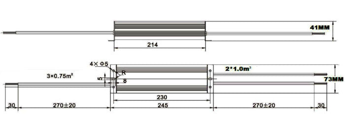 12Vdc 24Vdc waterproof LED Driver 250W