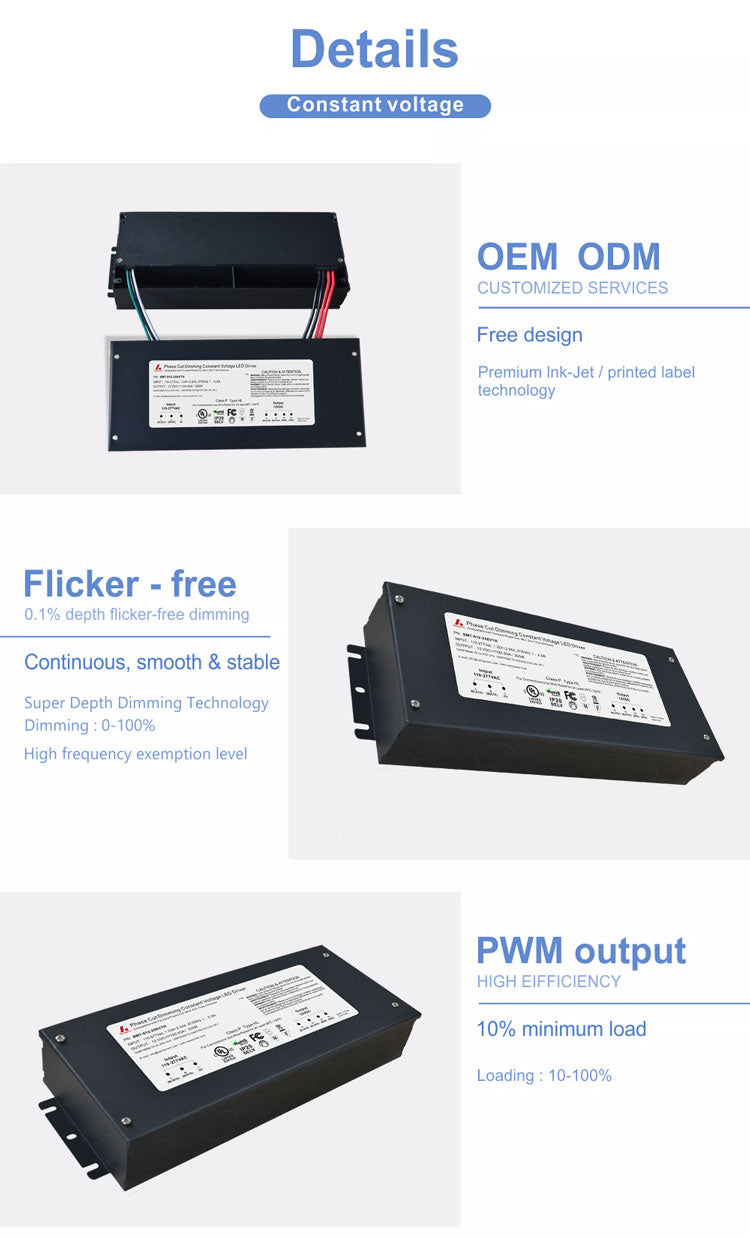 UL 277V Triac Dimming led driver 250W