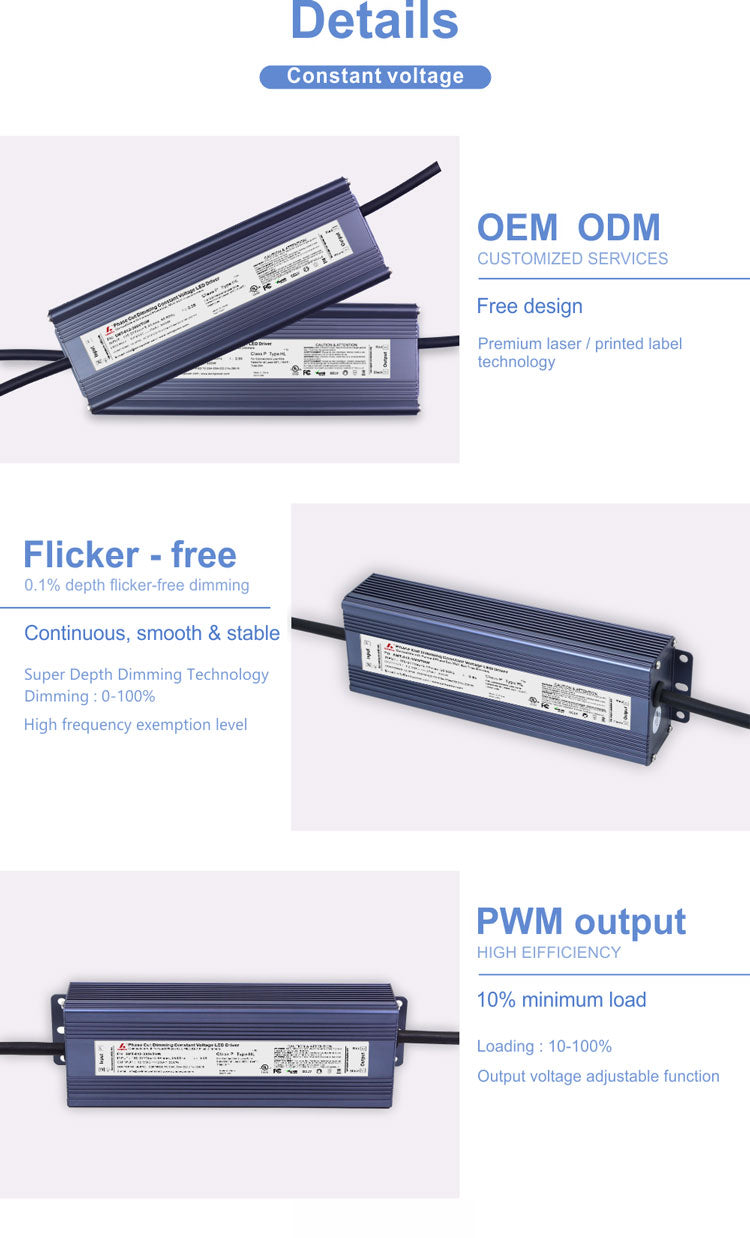 277vac Constant voltage triac dimming led driver 300w