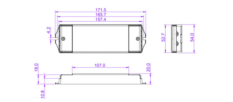 dali & push dimming constant voltage led driver