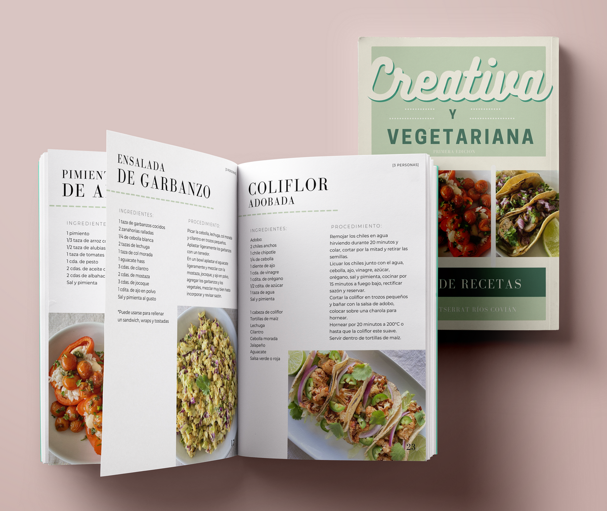 Recetario Creativa y vegetariana (E-Book) – Algo Sano - Guía Plant Based