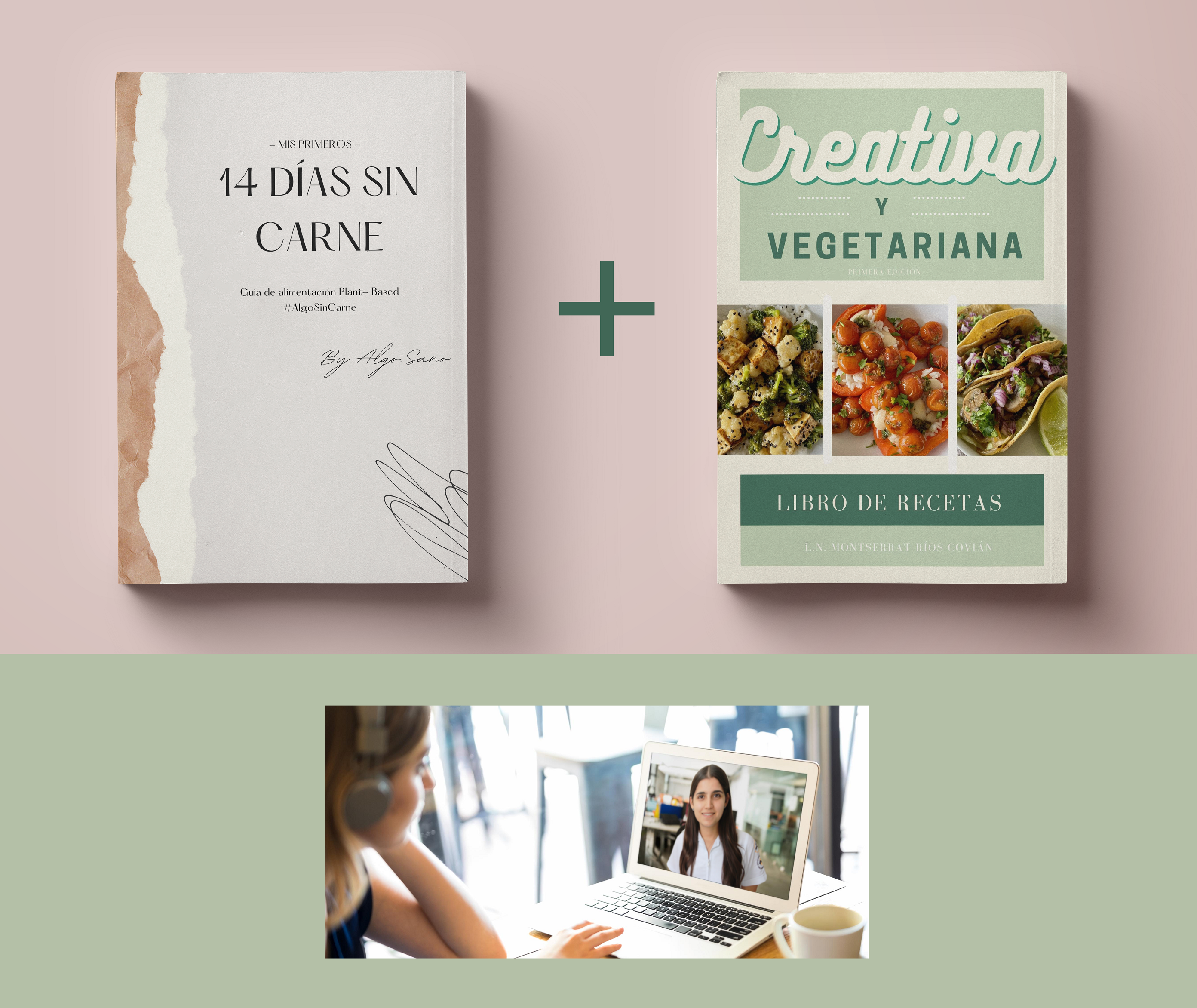 Recetario Mis primeros 14 Días Sin Carne (E-book) + Recetario Creativa –  Algo Sano - Guía Plant Based