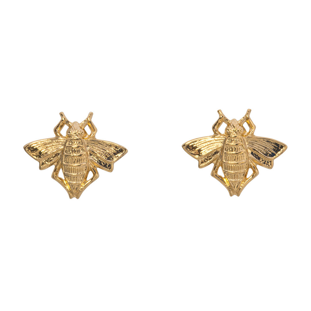 Goldbug Stayin' Alive Clip On Earrings