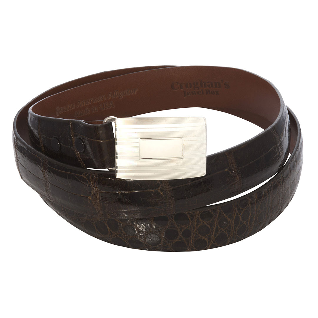 American Alligator Cinch Belt, USA Made