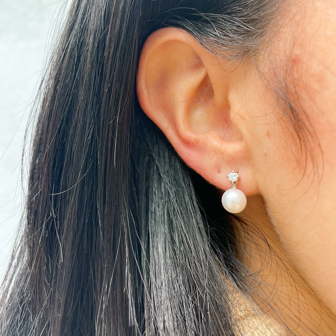 Equilibrium Reversible Pearl Earrings | Maison Miru