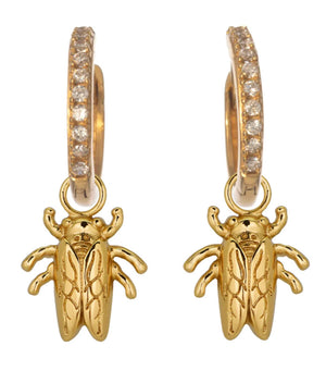 Goldbug Tiny Bug Stud Earrings