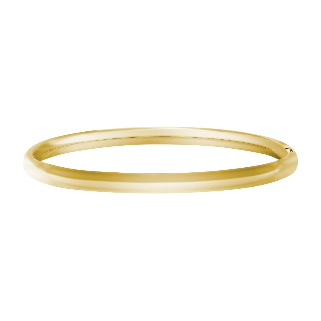 14k Yellow Gold Bangle Bracelet w/Screw Lock 001-440-00093, Wallach  Jewelry Designs