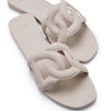Grase Glis Flats Sandals Shoes Cream