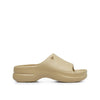 Sydney Jb Plain Flats Sandals Light Brown