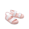 Mini Sporty March Kids Flats Slingback Shoes Pink