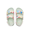 Mini Sporty Fun Kids Flats Sandals Shoes Light Blue