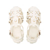 Teena Orion Flats Sandals Shoes Ivory