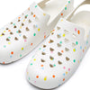 Belinda Love Dot Flats Sandals Shoes White