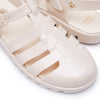 Nasia Plain Flats Sandals Shoes Ivory
