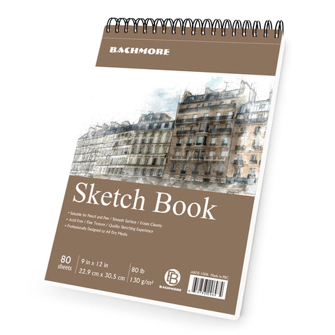 Net Focus Media Brite Crown Sketch Pad – 9X12 Sketchbook For Teens