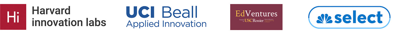 Orgullosamente respaldado por Harvard Innovation Labs, UCI Beall Applied Innovation, USC EdVentures, NBC Select