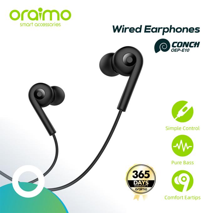 oraimo wired earphone