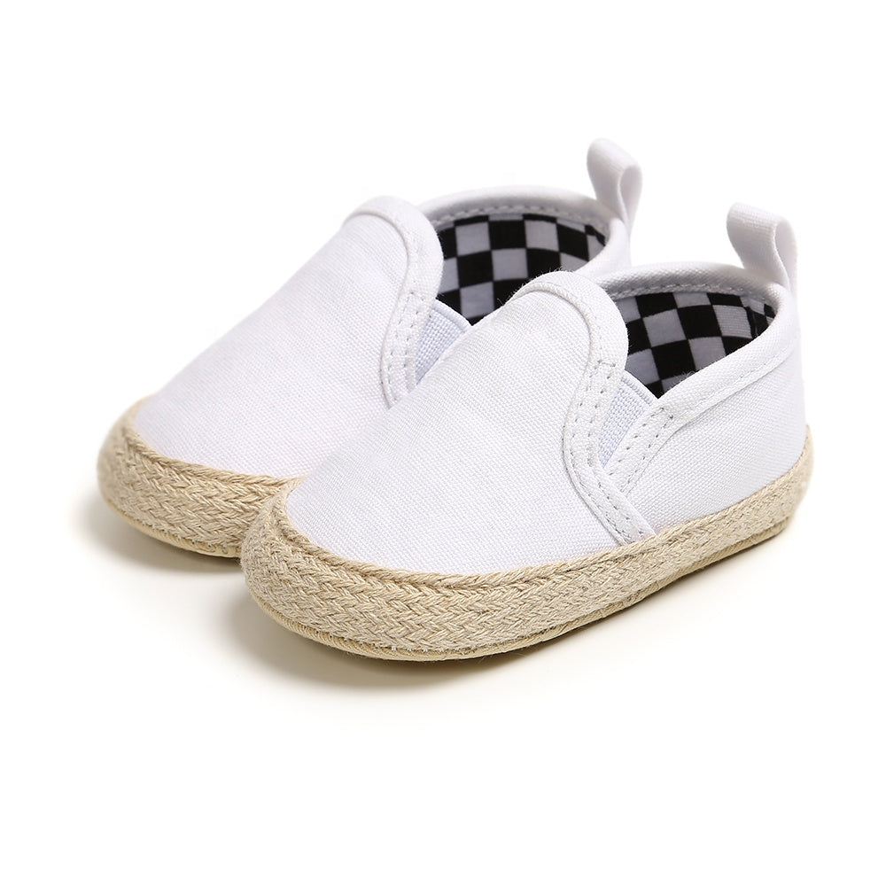 Zach Canvas Shoes in White-image-0