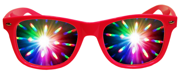 plastic diffraction glasses