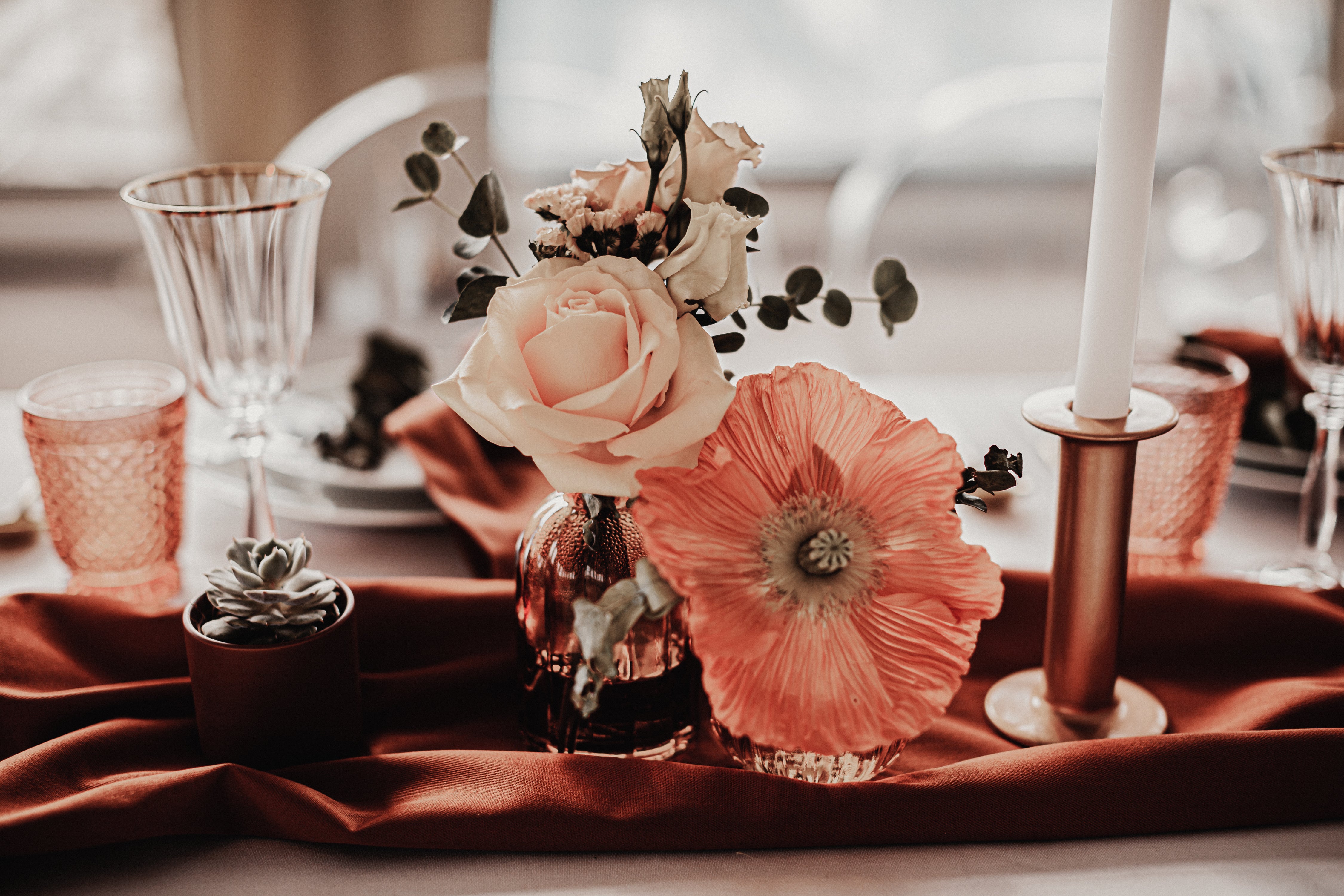 decoration florale boheme mariage