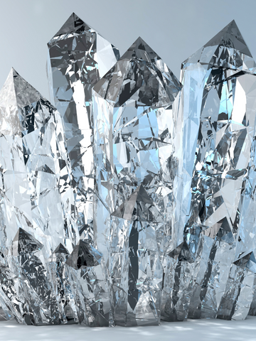 cristal de quartz naturel
