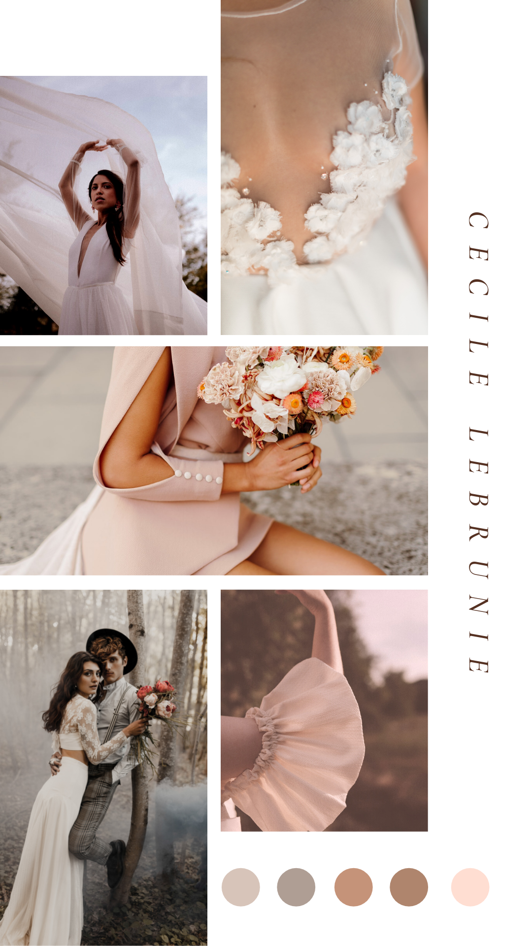 moodboard mariage Cecile Lebrunie