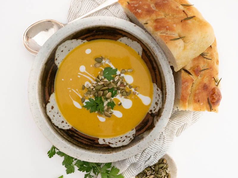 Coconut Curry Pumpkin Soup Recipe - Went Here 8 This